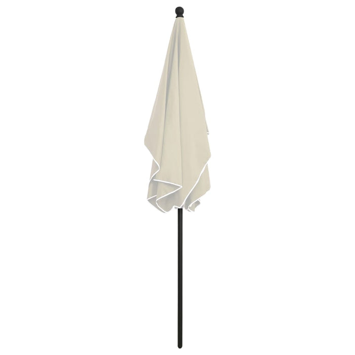 Umbrelă de grădină cu stâlp, nisipiu, 210x140 cm - WALTI WALTI