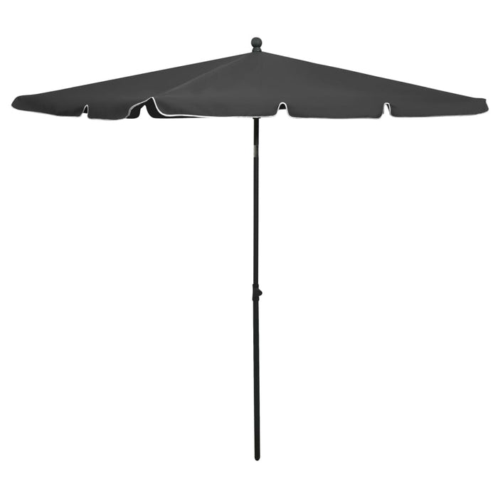 Umbrelă de grădină cu stâlp, antracit, 210x140 cm - WALTI WALTI
