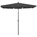 Umbrelă de grădină cu stâlp, antracit, 210x140 cm - WALTI WALTI