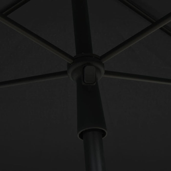 Umbrelă de grădină cu stâlp, antracit, 210x140 cm - WALTI WALTI