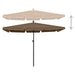 Umbrelă de grădină cu stâlp, gri taupe, 210x140 cm - WALTI WALTI