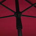 Umbrelă de grădină cu stâlp, roșu bordo, 210x140 cm - WALTI WALTI
