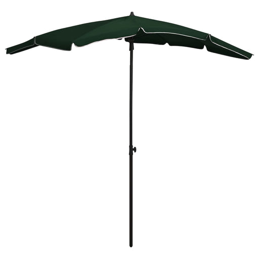 Umbrelă de grădină cu stâlp, verde, 200x130 cm - WALTI WALTI