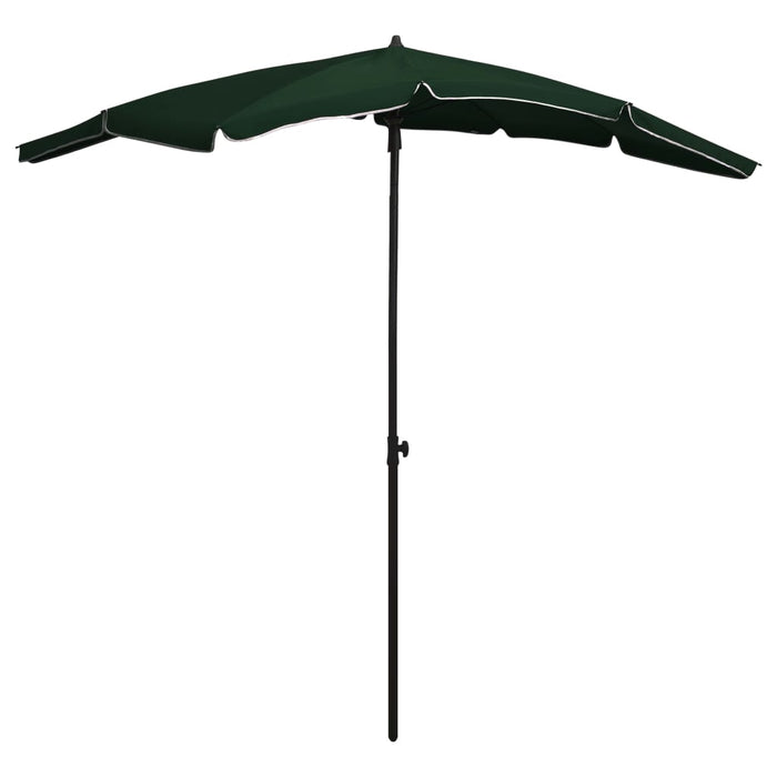 Umbrelă de grădină cu stâlp, verde, 200x130 cm - WALTI WALTI