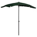 Umbrelă de grădină cu stâlp, verde, 200x130 cm - WALTI WALTI