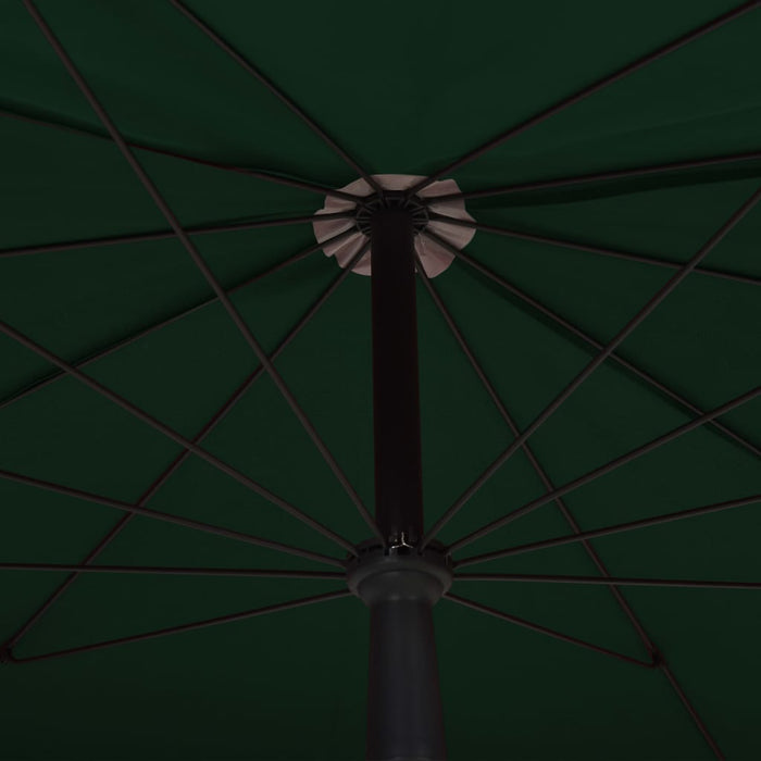 Umbrelă de grădină cu stâlp, verde, 200x130 cm - WALTI WALTI