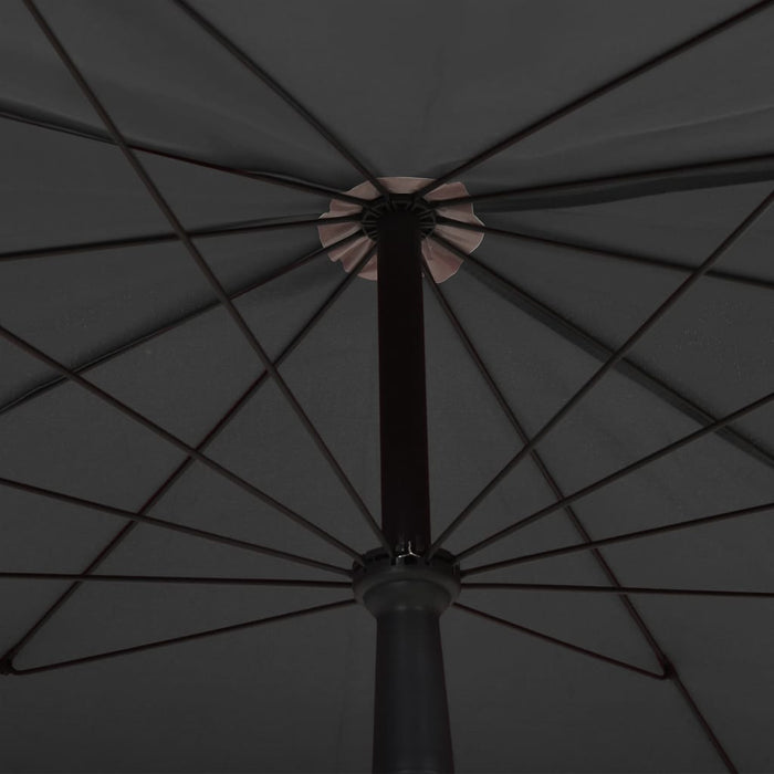 Umbrelă de grădină cu stâlp, antracit, 200x130 cm - WALTI WALTI