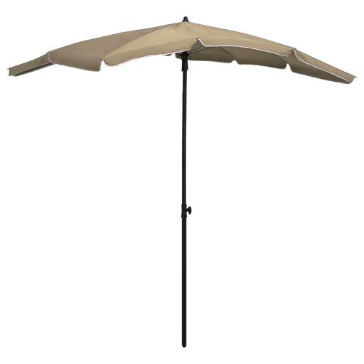 Umbrelă de grădină cu stâlp, gri taupe, 200x130 cm - WALTI WALTI