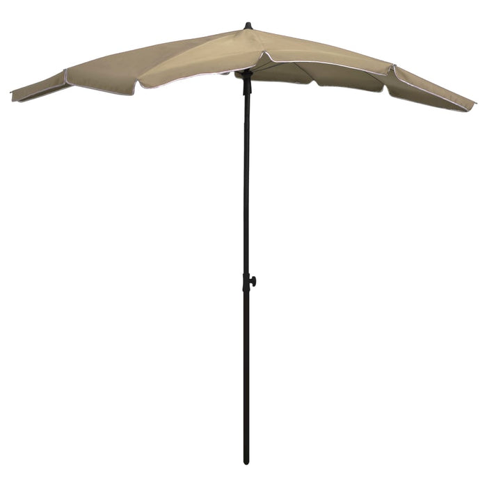Umbrelă de grădină cu stâlp, gri taupe, 200x130 cm - WALTI WALTI