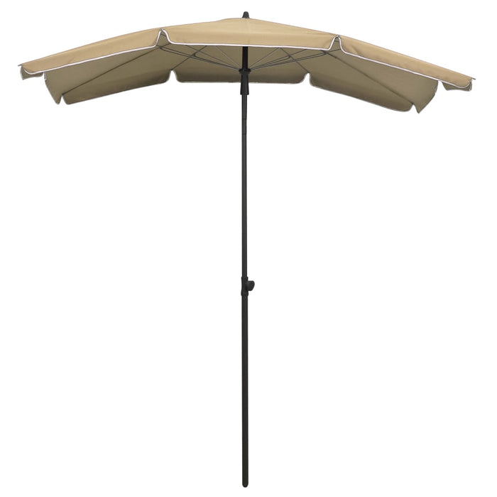 Umbrelă de grădină cu stâlp, gri taupe, 200x130 cm - WALTI WALTI