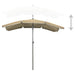 Umbrelă de grădină cu stâlp, gri taupe, 200x130 cm - WALTI WALTI