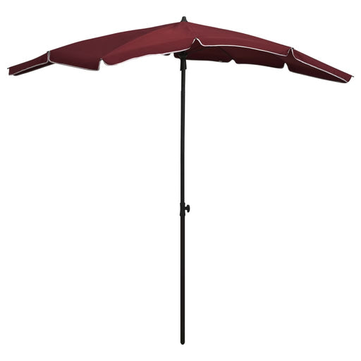 Umbrelă de grădină cu stâlp, roșu bordo, 200x130 cm - WALTI WALTI