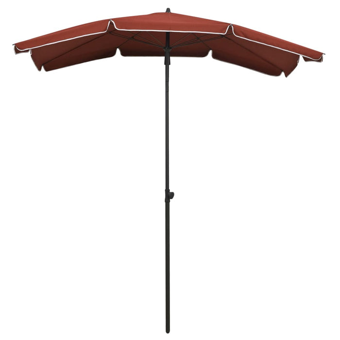 Umbrelă de grădină cu stâlp, cărămiziu, 200x130 cm - WALTI WALTI