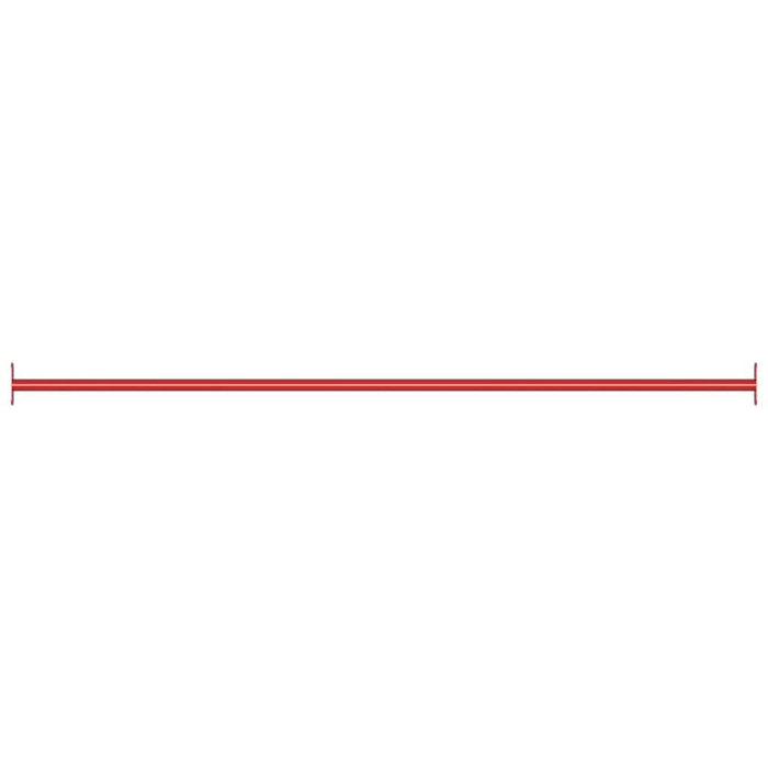 Bară de rotire, roșu, 125 cm, oțel - WALTI WALTI