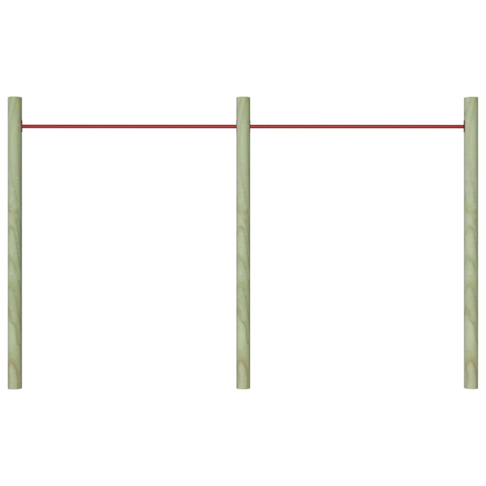 Bare de rotire, 2 piese, roșu, 125 cm, oțel - WALTI WALTI