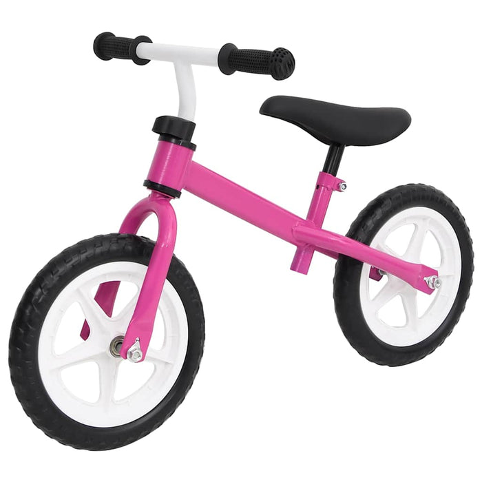 Bicicletă pentru echilibru 9,5 inci, cu roți, roz WALTI