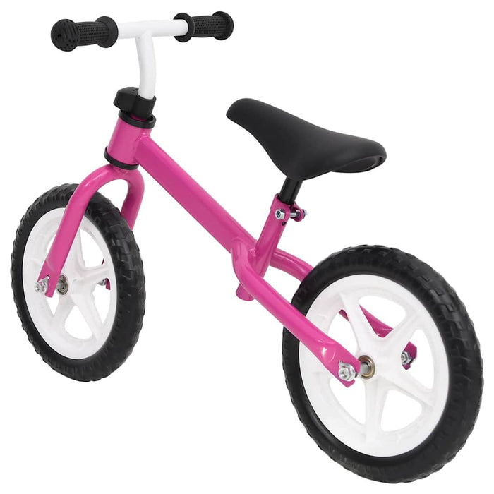 Bicicletă pentru echilibru 9,5 inci, cu roți, roz WALTI
