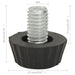 Picioare de mobilier reglabile M8, 18 buc., negru - WALTI WALTI