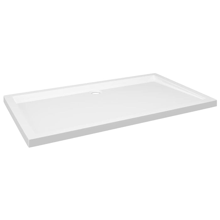 Cădiță de duș dreptunghiulară din ABS, alb, 70x120 cm - WALTI WALTI