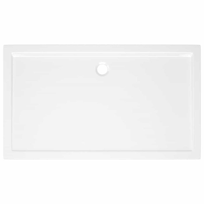 Cădiță de duș dreptunghiulară din ABS, alb, 70x120 cm - WALTI WALTI
