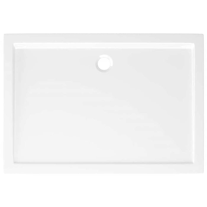 Cădiță de duș dreptunghiulară din ABS, alb, 70x100 cm - WALTI WALTI