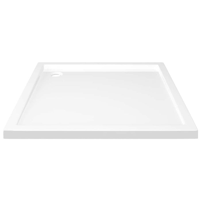 Cădiță de duș pătrată din ABS, alb, 80x80 cm - WALTI WALTI