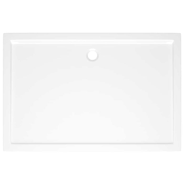 Cădiță de duș dreptunghiulară din ABS, alb, 80x120 cm - WALTI WALTI