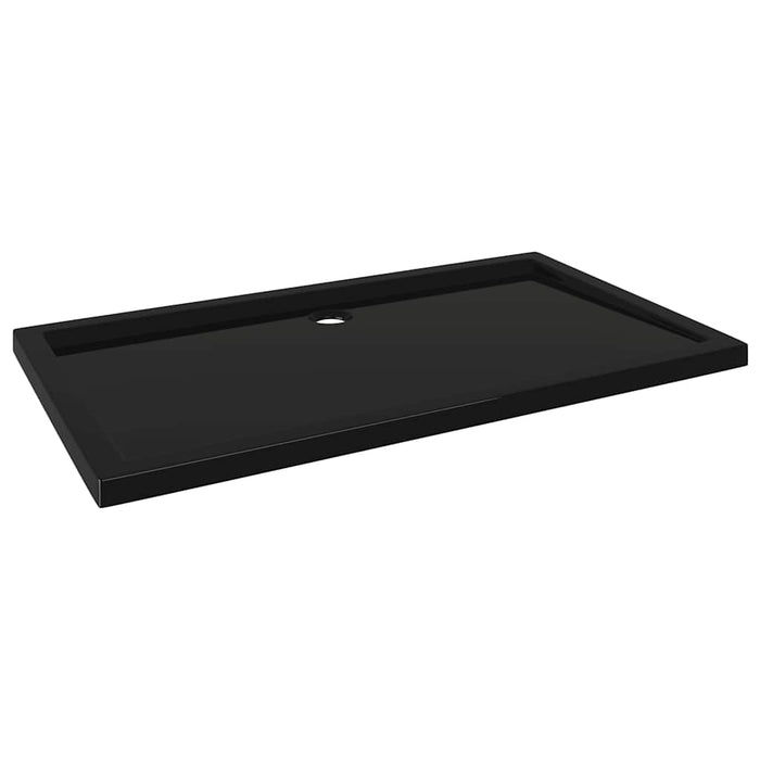 Cădiță de duș dreptunghiulară din ABS, neagră, 70x120 cm - WALTI WALTI