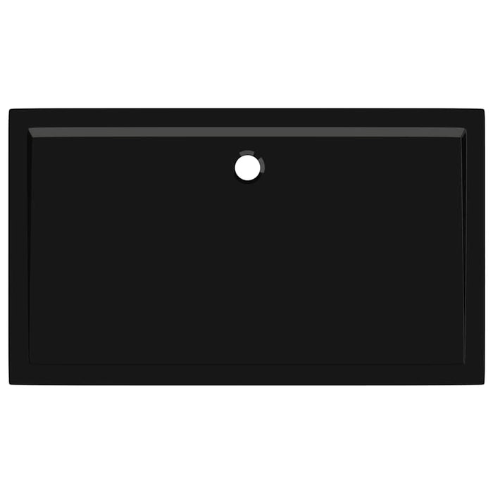Cădiță de duș dreptunghiulară din ABS, neagră, 70x120 cm - WALTI WALTI