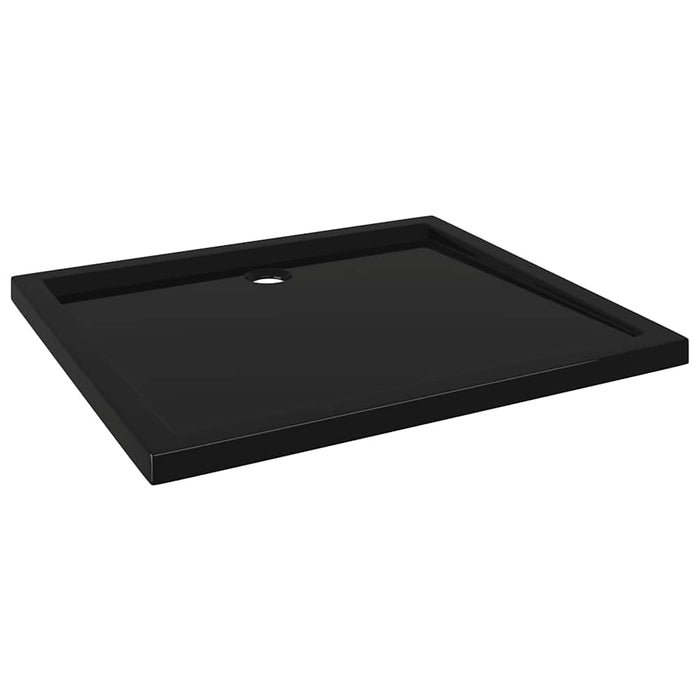 Cădiță de duș dreptunghiulară din ABS, negru, 80x90 cm - WALTI WALTI