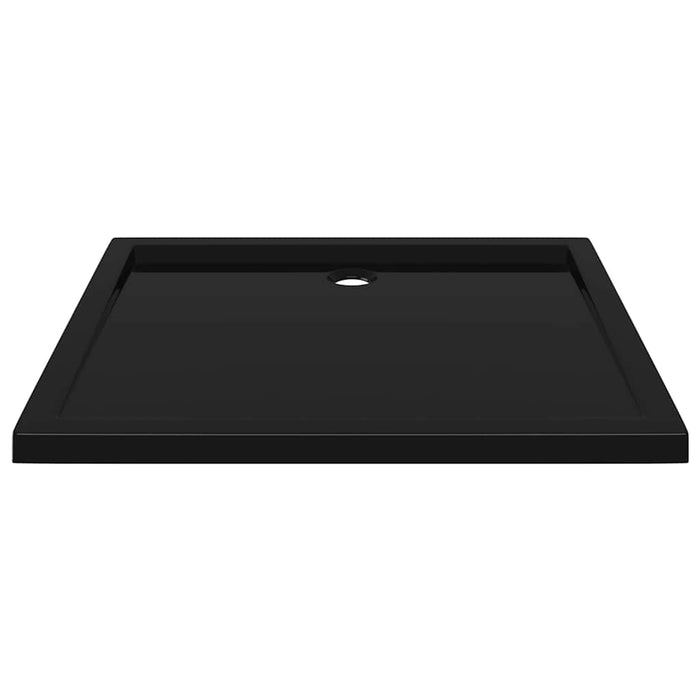 Cădiță de duș dreptunghiulară din ABS, negru, 80x90 cm - WALTI WALTI