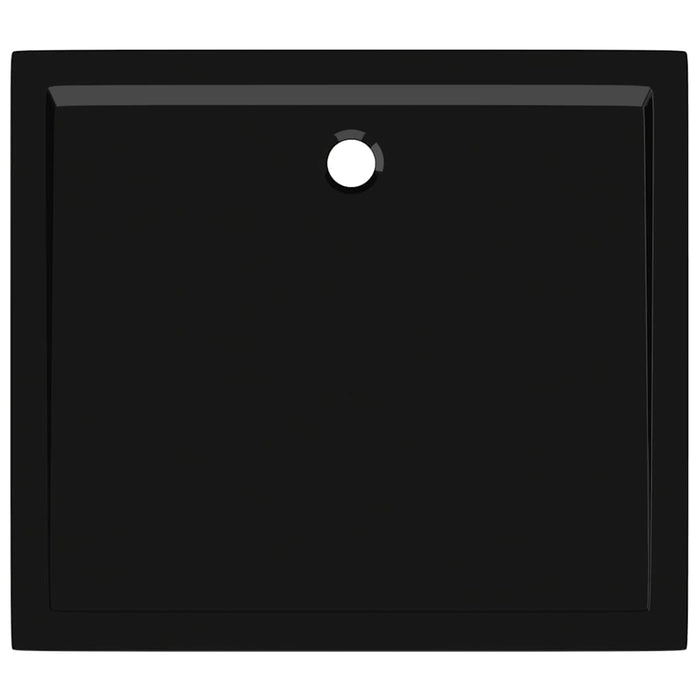Cădiță de duș dreptunghiulară din ABS, negru, 80x90 cm - WALTI WALTI