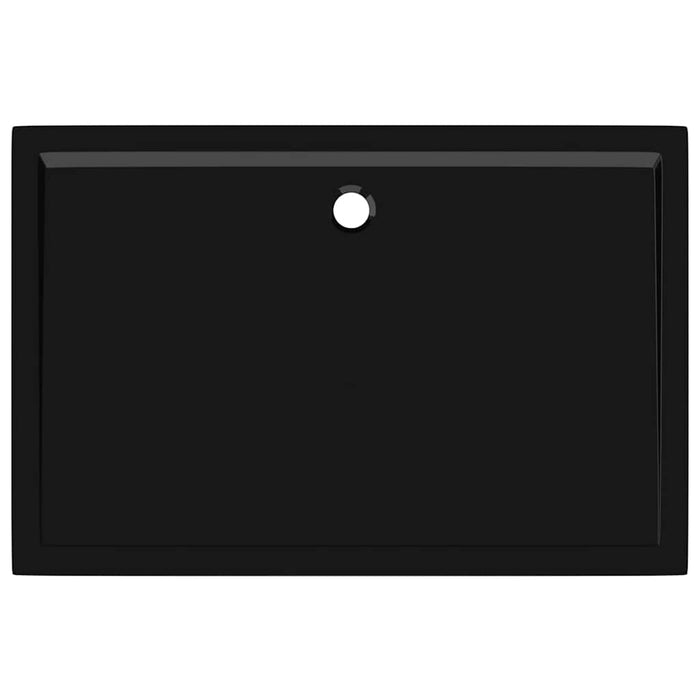 Cădiță de duș dreptunghiulară din ABS, negru, 80x120 cm - WALTI WALTI