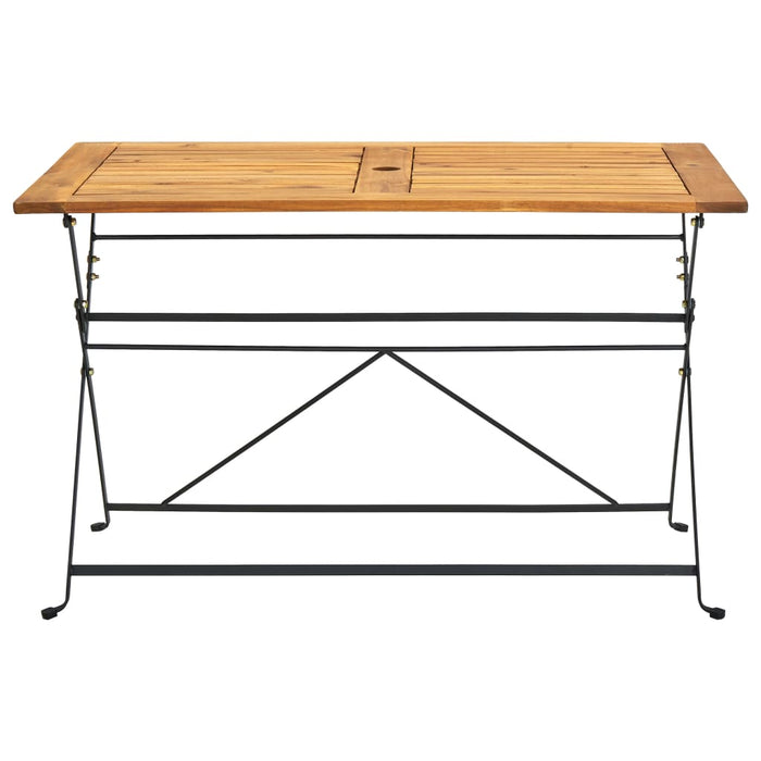 Set mobilier de exterior pliabil, 5 piese, lemn masiv de acacia - WALTI WALTI