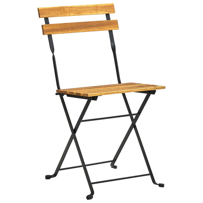 Set mobilier de exterior pliabil, 7 piese, lemn masiv de acacia WALTI