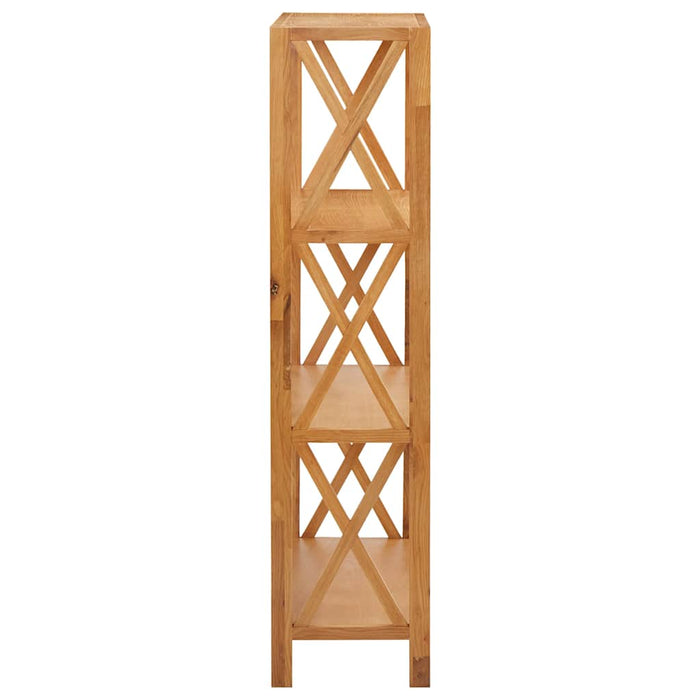 Raft cu 4 niveluri, 80 x 30 x 125 cm, lemn masiv de stejar WALTI