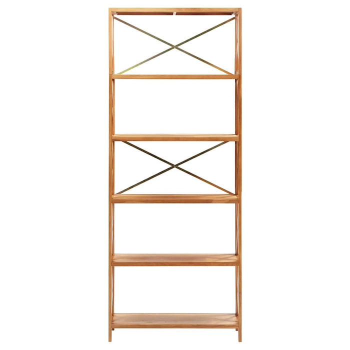 Raft cu 6 niveluri, 80 x 30 x 205 cm, lemn masiv de stejar WALTI