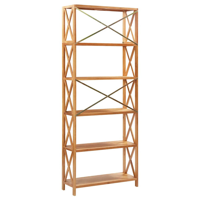 Raft cu 6 niveluri, 80 x 30 x 205 cm, lemn masiv de stejar WALTI