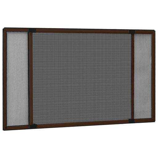 Plasă insecte extensibilă pentru ferestre, maro, (75-143)x50 cm - WALTI WALTI