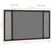 Plasă insecte extensibilă pentru ferestre, maro, (75-143)x50 cm - WALTI WALTI