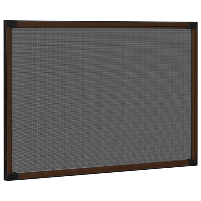 Plasă insecte extensibilă pentru ferestre, maro, (75-143)x50 cm - WALTI WALTI