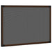 Plasă insecte extensibilă pentru ferestre, maro, (75-143)x50 cm - WALTI WALTI
