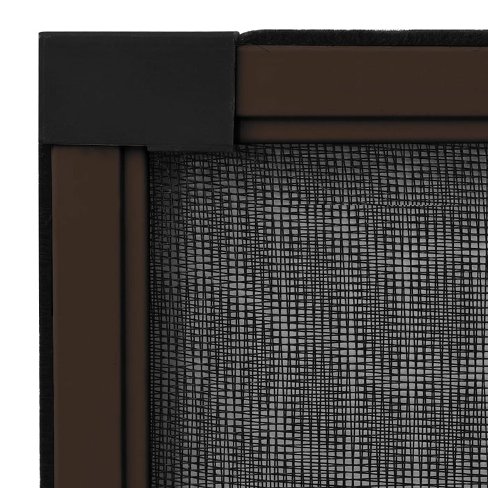Plasă insecte extensibilă pentru ferestre, maro, (75-143)x50 cm - WALTI WALTI