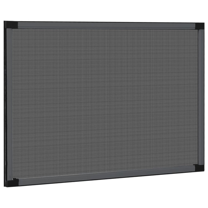 Plasă insecte extensibilă ferestre, antracit, (75-143)x50 cm - WALTI WALTI