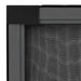 Plasă insecte extensibilă ferestre, antracit, (75-143)x50 cm - WALTI WALTI