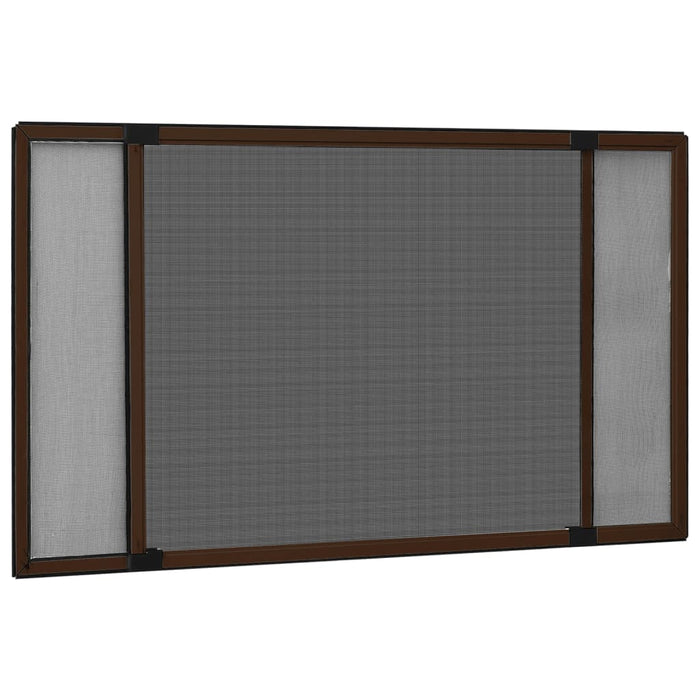Plasă insecte extensibilă pentru ferestre maro (100-193)x75 cm - WALTI WALTI