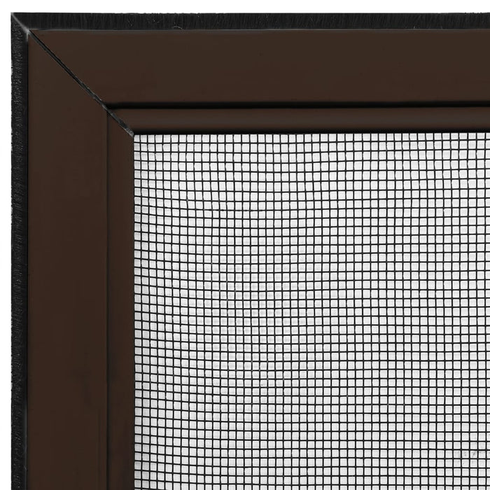 Plasă insecte extensibilă pentru ferestre maro (100-193)x75 cm - WALTI WALTI