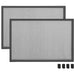 Plasă insecte extensibilă ferestre, antracit, (100-193)x75 cm - WALTI WALTI