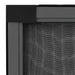 Plasă insecte extensibilă ferestre, antracit, (100-193)x75 cm - WALTI WALTI