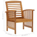 Set mobilier de grădină, 5 piese, lemn masiv de acacia - WALTI WALTI